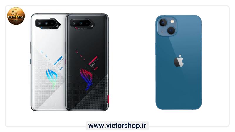 iPhone 13.Asus ROG Phone 8 Pro
