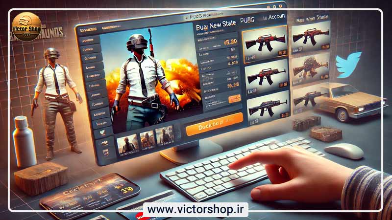 نحوه خرید اکانت پابجی نیو استیت