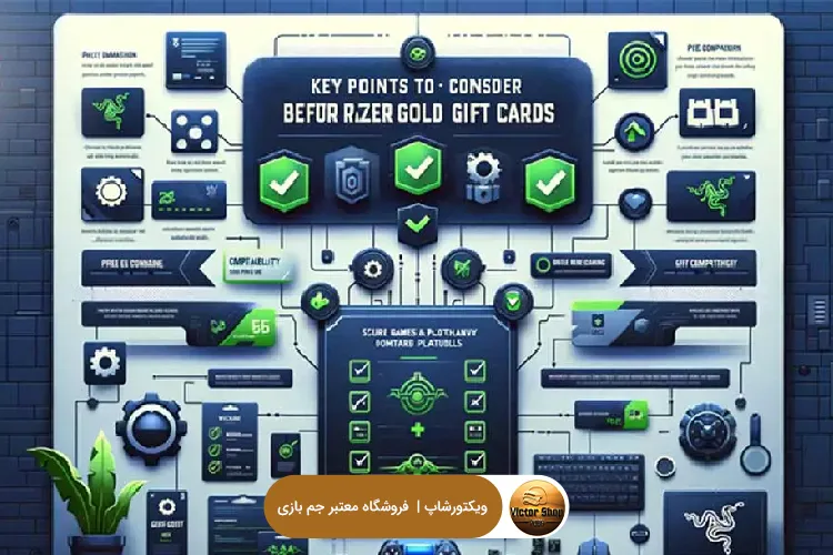 نکات کلیدی قبل از خرید گیفت کارت ریزر گلد