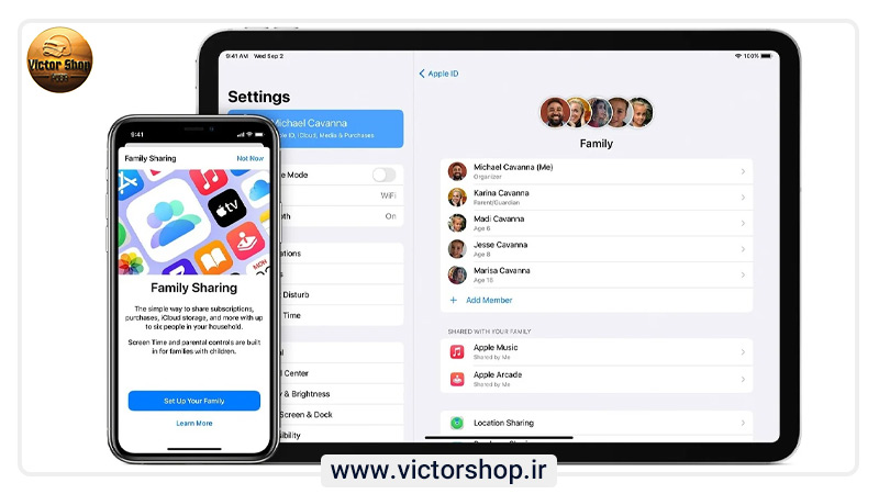 نحوه-استفاده-از-گیفت-کارت-اپل-با- Family-Sharing
