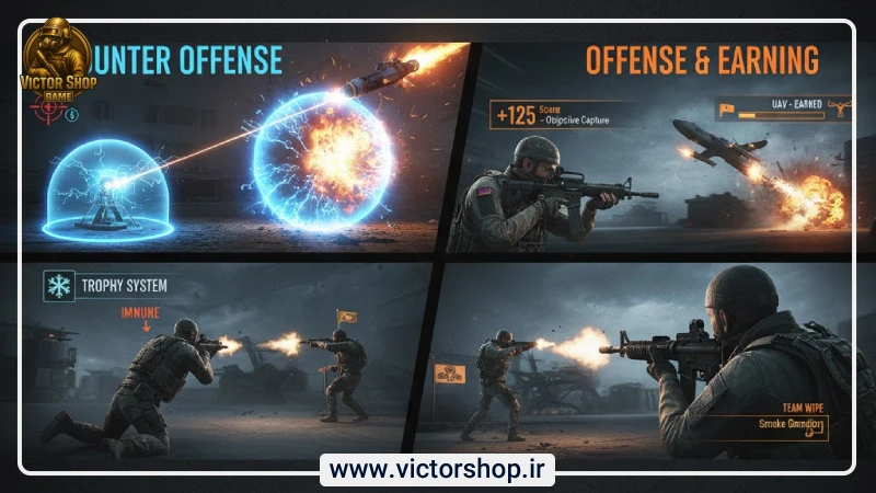 تعامل Scorestreaks با تجهیزات و توانایی‌های ویژه بازیکنان در کالاف دیوتی 