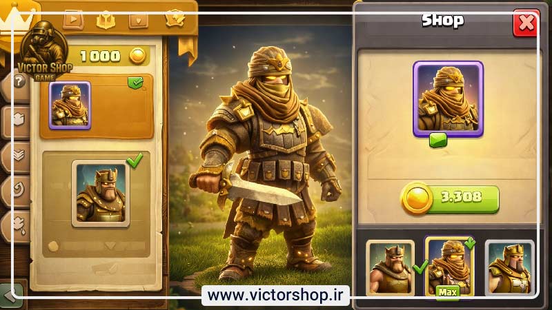 نحوه دریافت اسکین شاه صحرا در کلش اف کلنز
