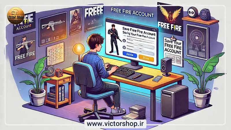 آموزش نحوهٔ ذخیره کردن اکانت فری فایر