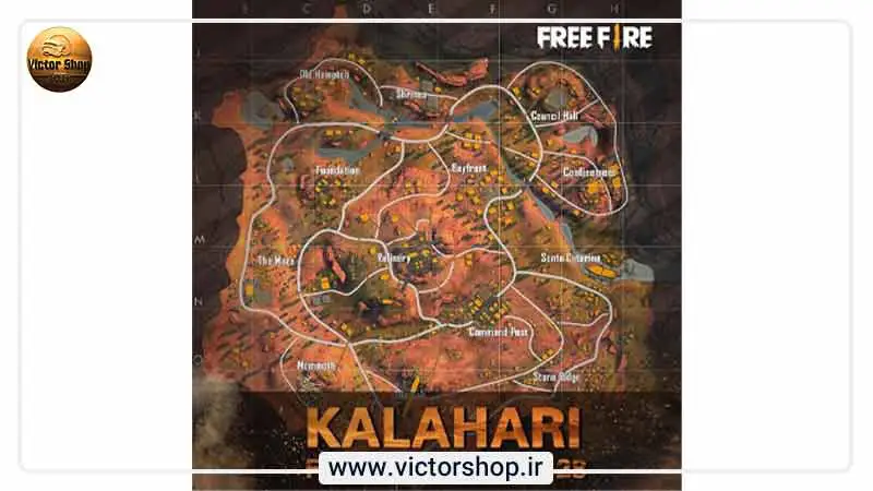 Kalahari-map-in-Freefire-game